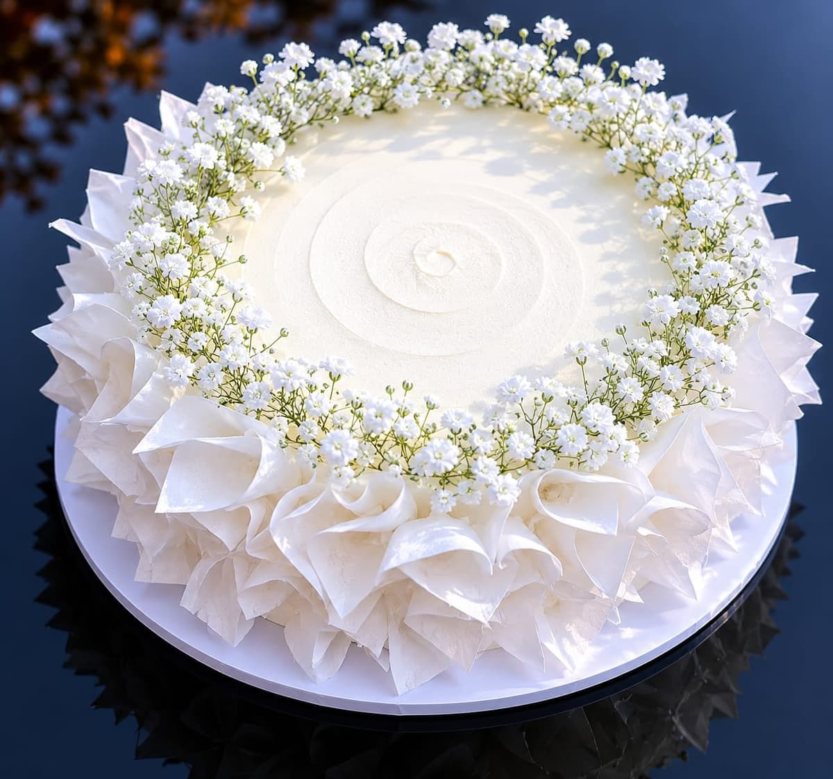 Waffle paper cakes